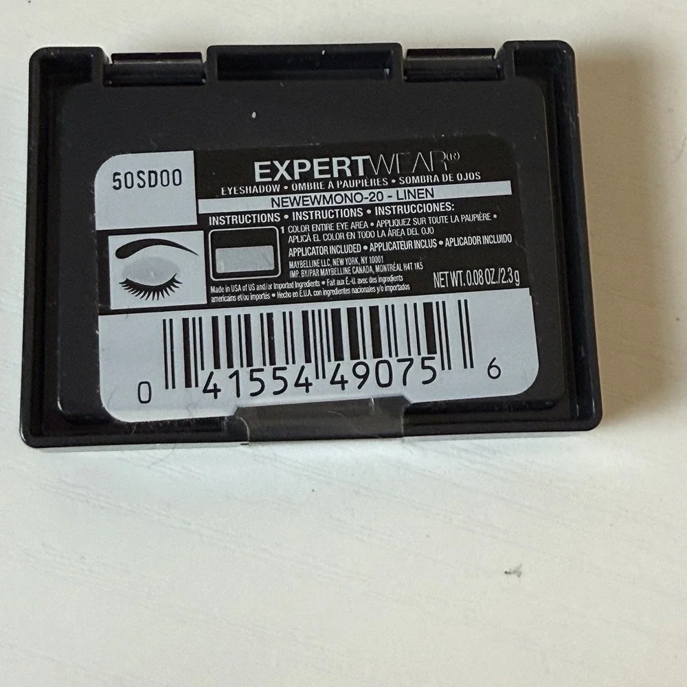 Maybelline Expert Wear‎ Eyeshadow, 20S Linen, 0.08 oz.